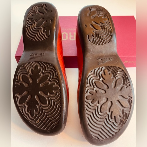 Dansko Women's Red and Brown Loafers - Picture 2 of 2